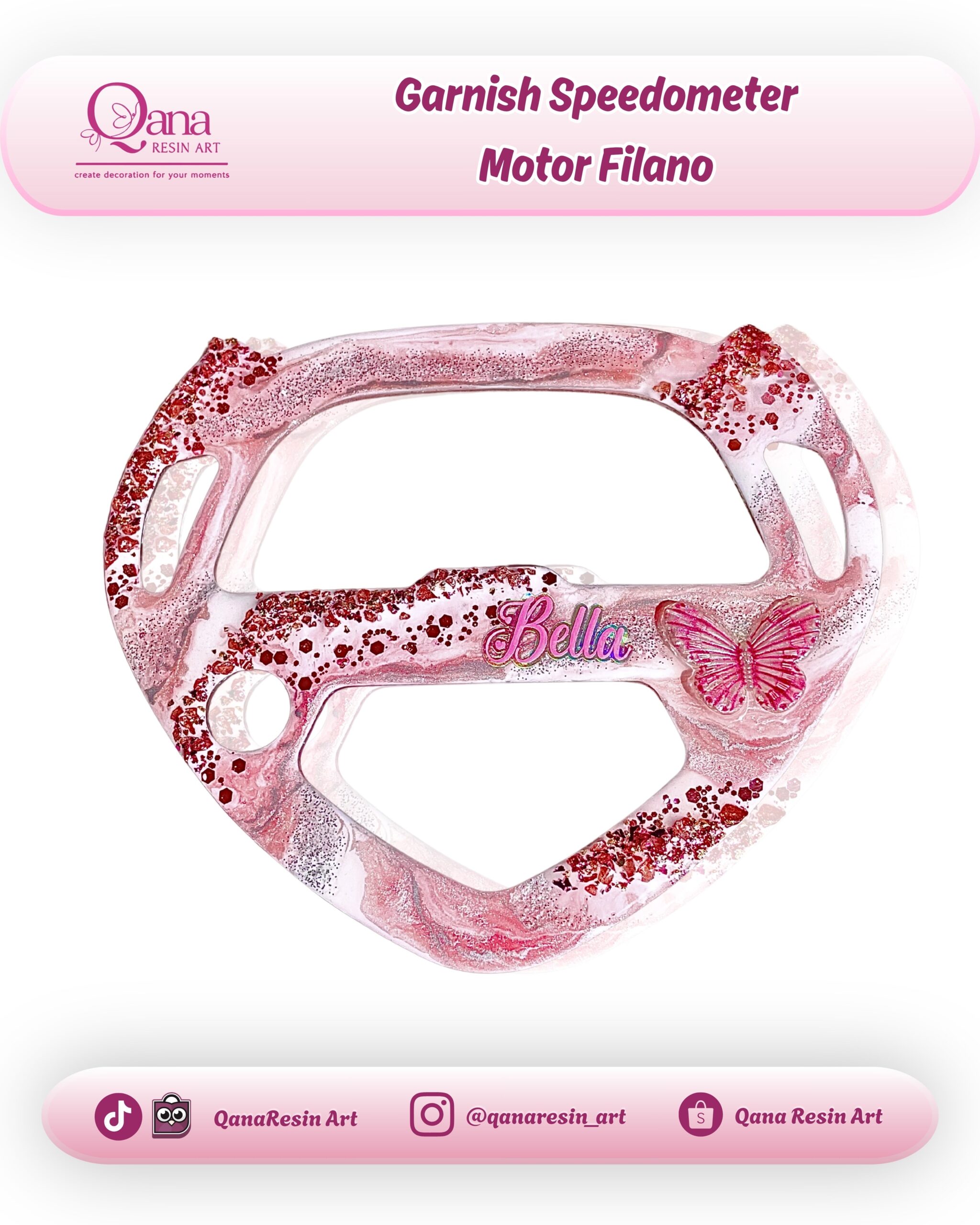 Garnish Tutup Tangki Motor Filano - 4