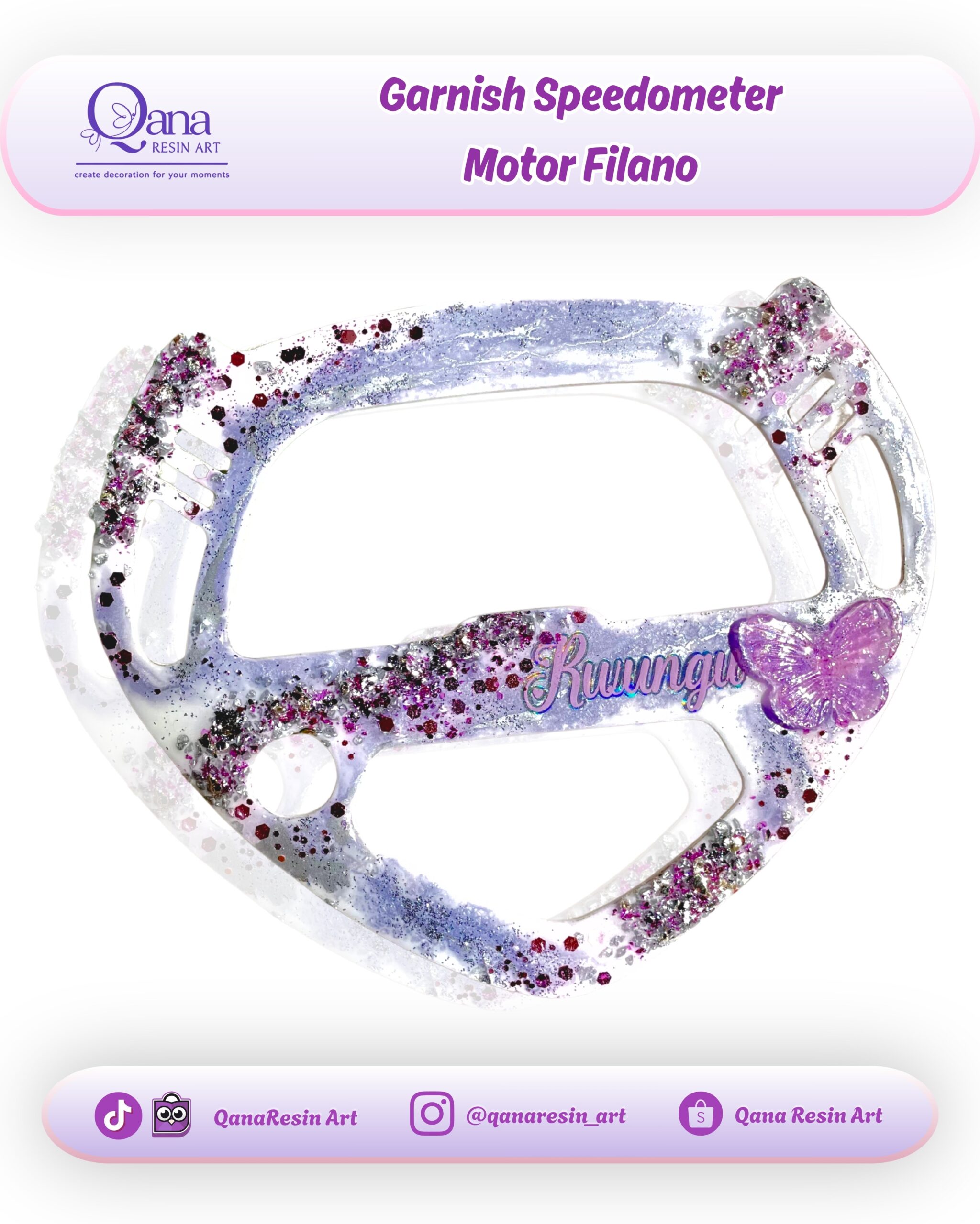 Garnish Tutup Tangki Motor Filano - 9
