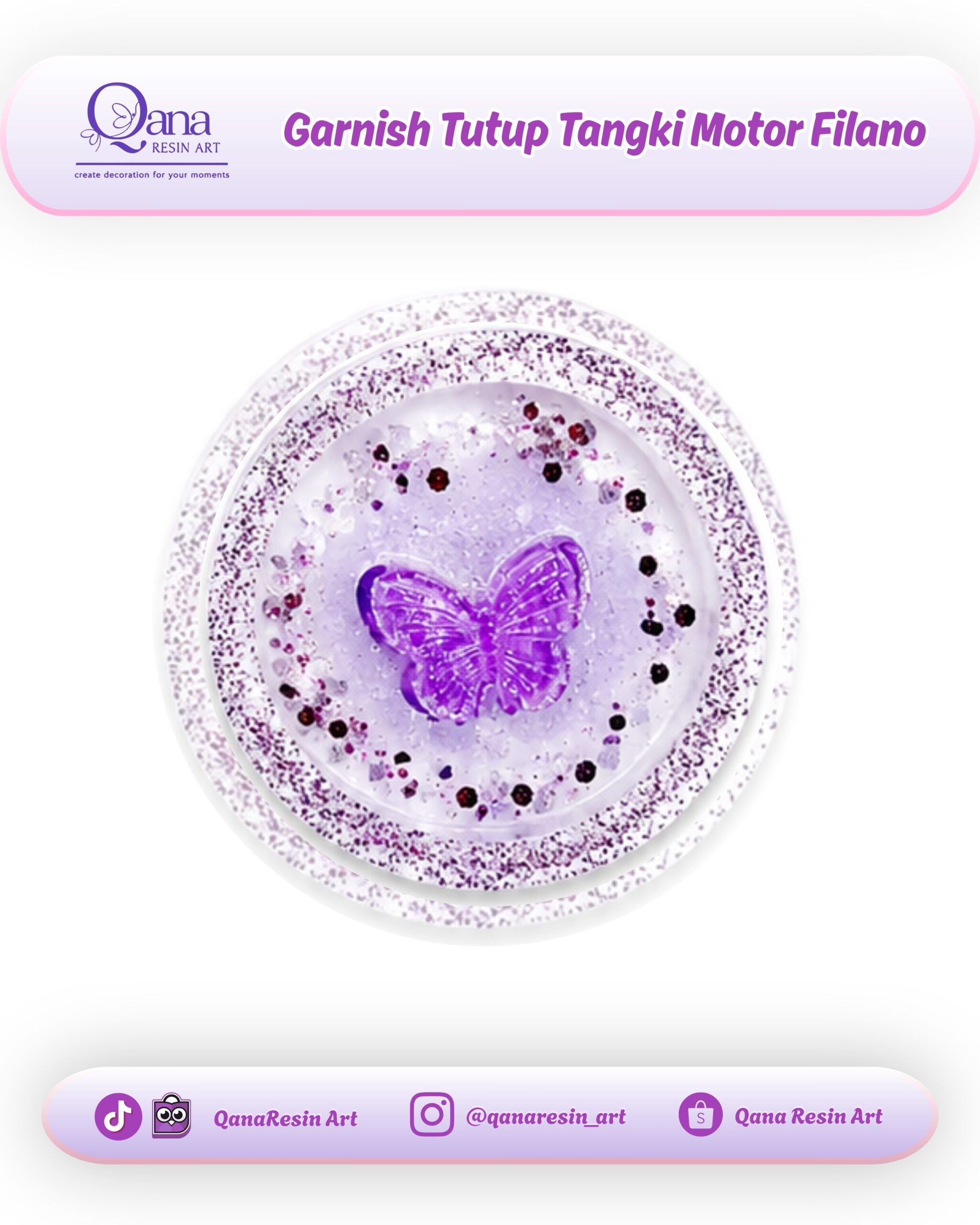Garnish Tutup Tangki Motor Filano - 11