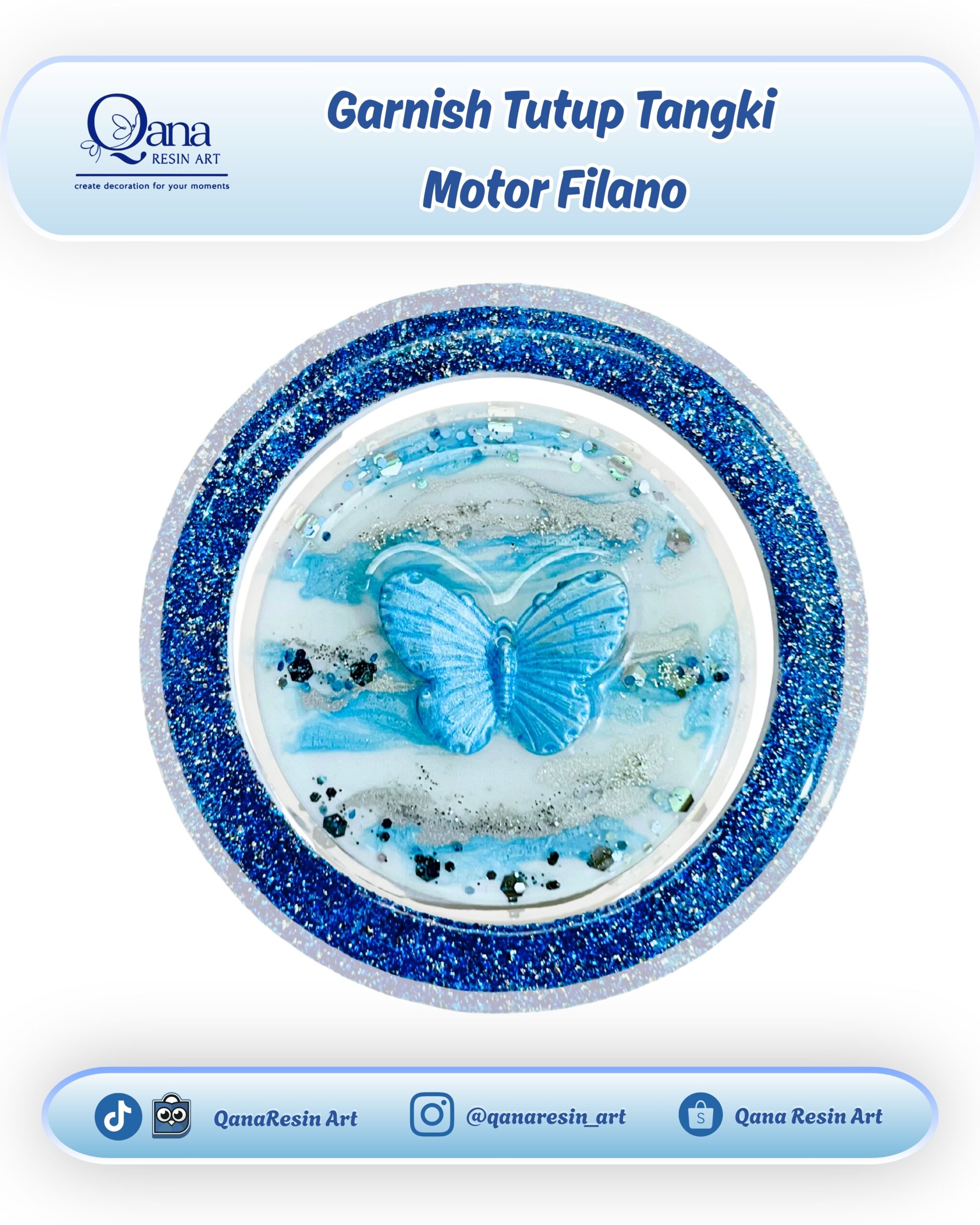 Garnish Tutup Tangki Motor Filano - 14