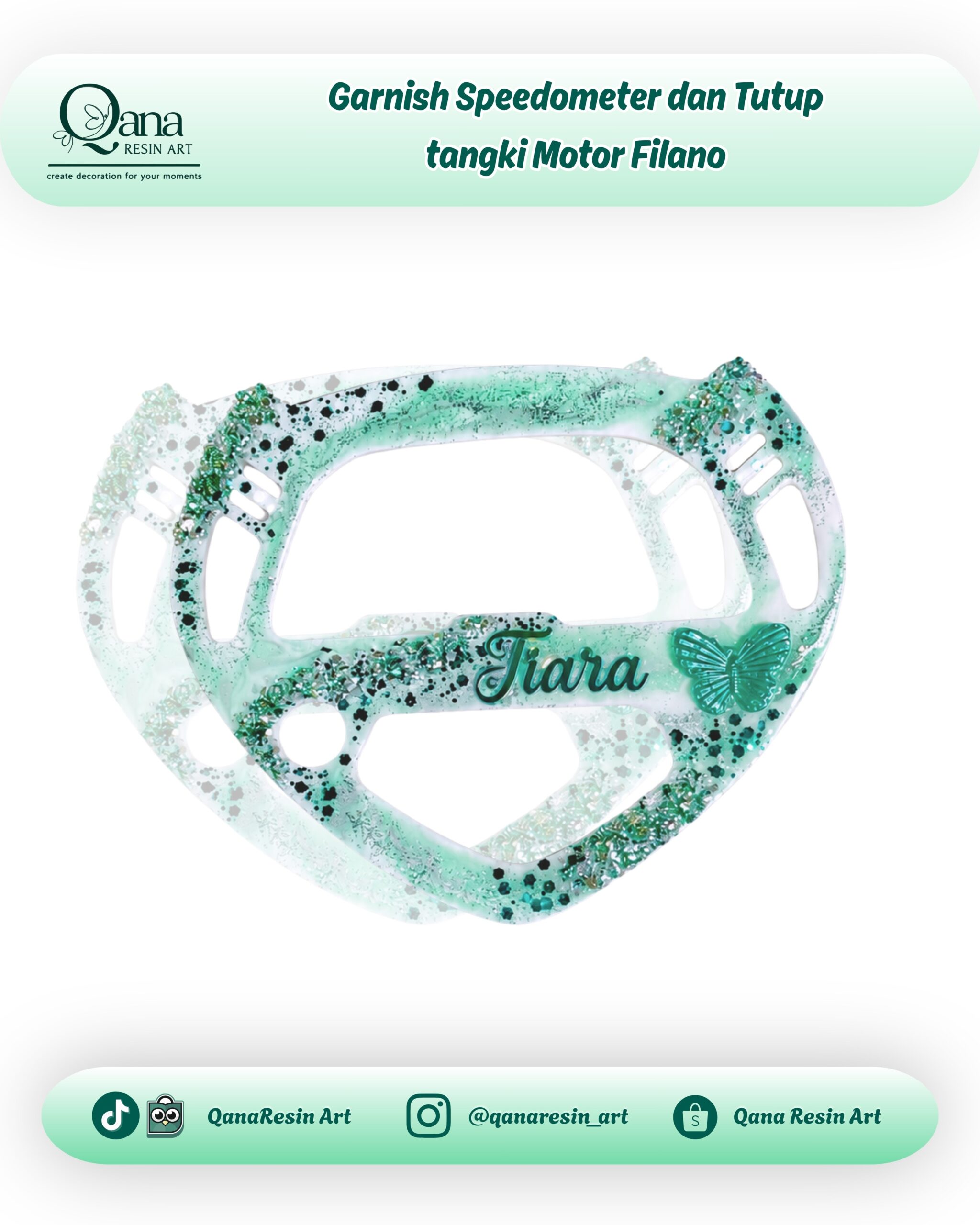 Garnish Tutup Tangki Motor Filano - 19