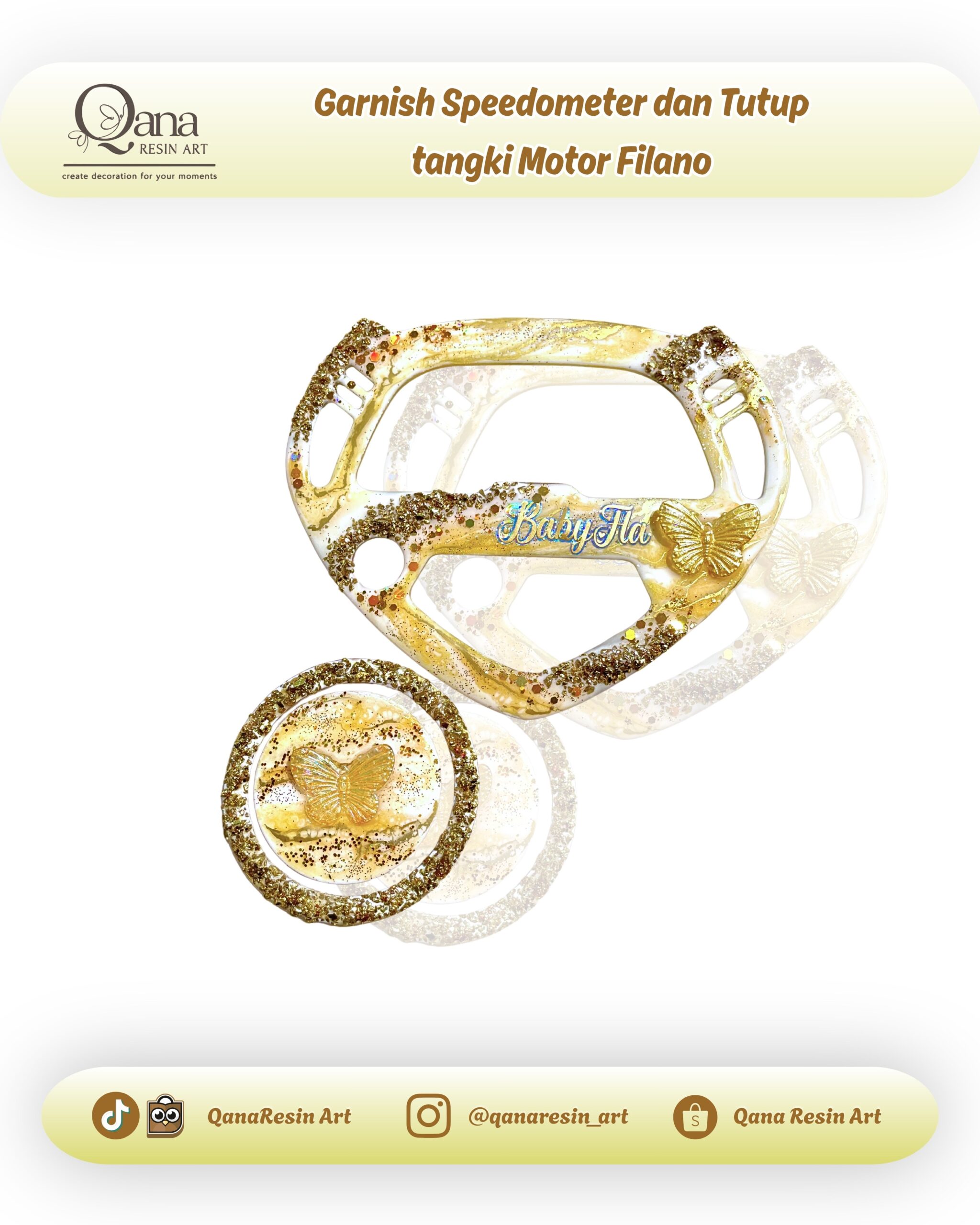 Garnish Tutup Tangki Motor Filano - 26