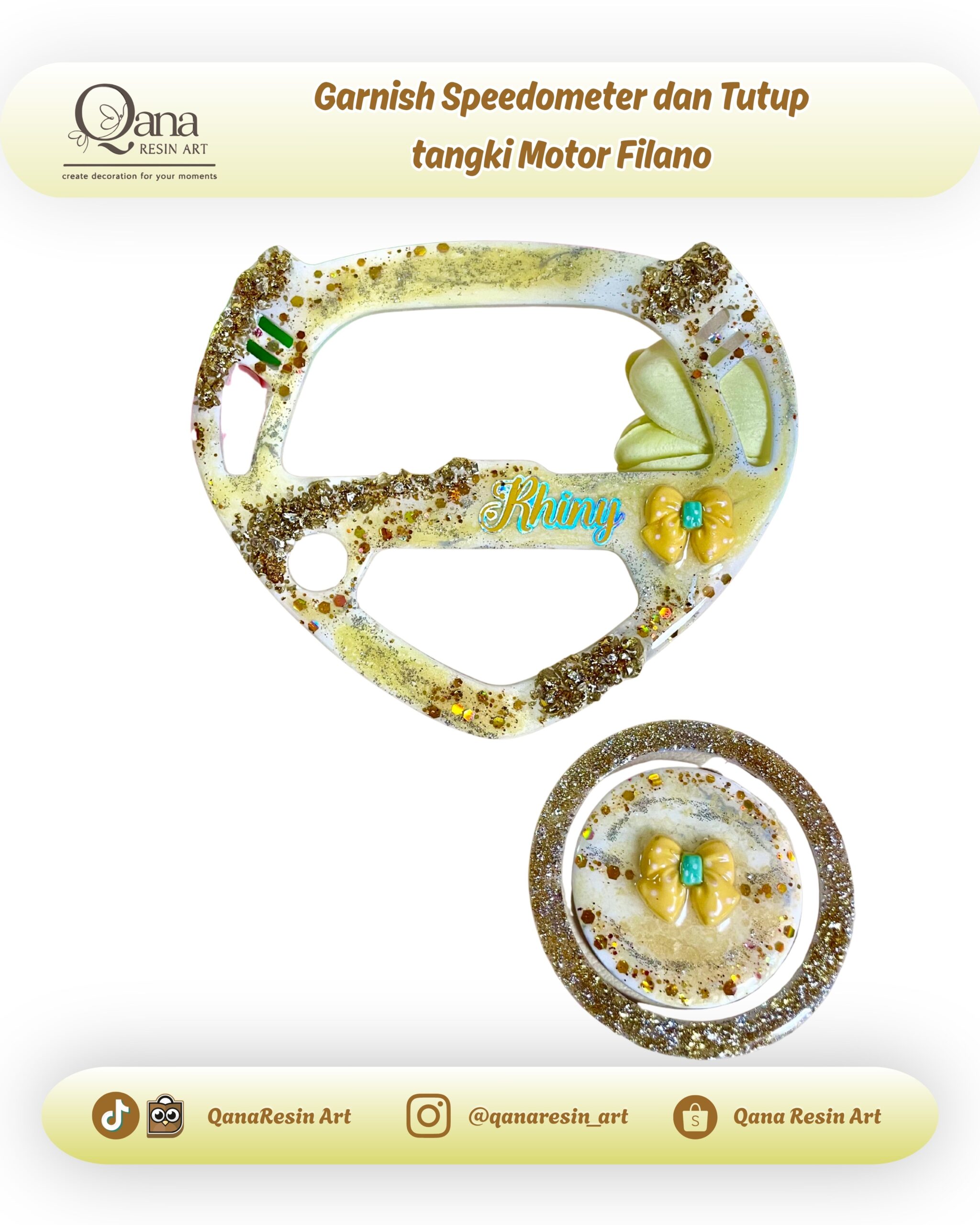 Garnish Tutup Tangki Motor Filano - 28