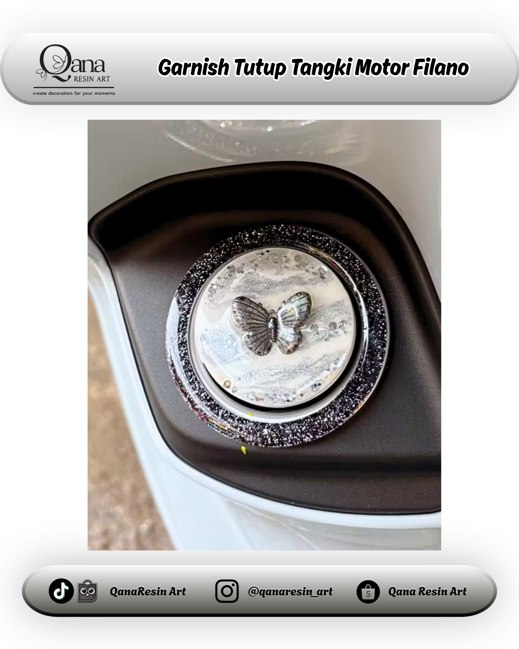 Garnish Tutup Tangki Motor Filano - 31