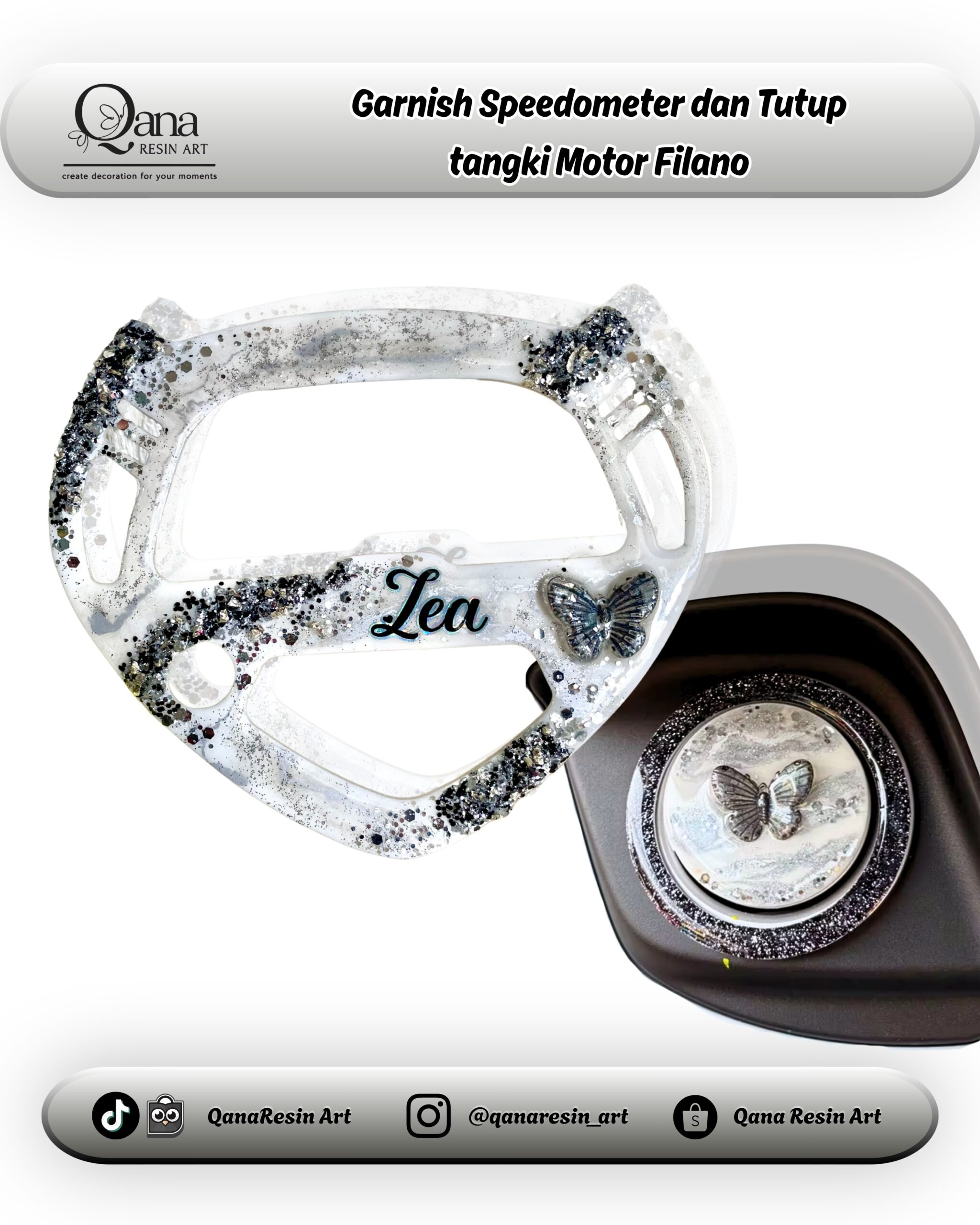 Garnish Tutup Tangki Motor Filano - 32