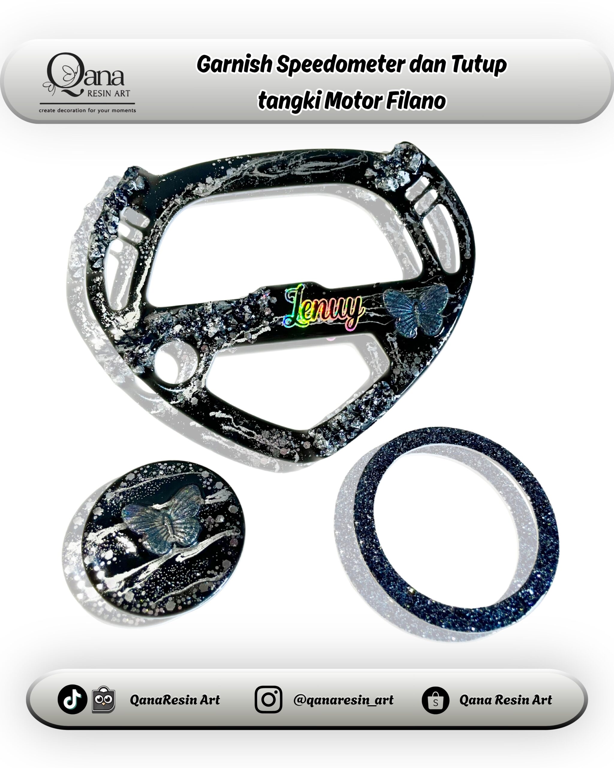 Garnish Tutup Tangki Motor Filano - 33